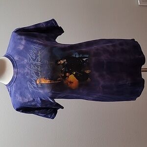 Urban Outfitters Medium Prince Purple Rain And The Revolution Tie Dye Tshirt Top
